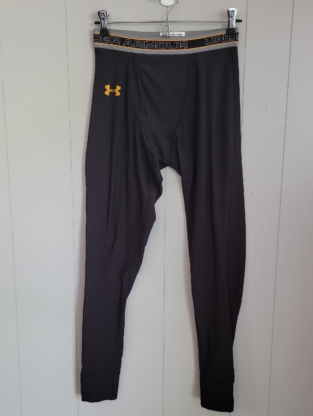 Under Armour Mens Pants Fitted Large Black Activewear
